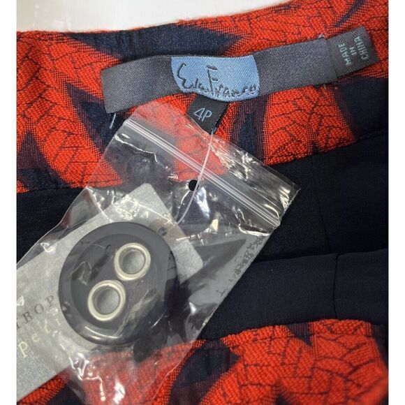 New Anthropologie Eva Franco Mariner Skirt Size 4 Petites Red Navy MSRP $140 - Picture 5 of 16